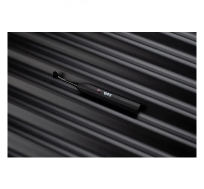 Преміальна швейцарська зубна щітка для відбілювання Curaprox Black is white Hydrosonic з 2 насадками, кейсом і зарядним пристроєм