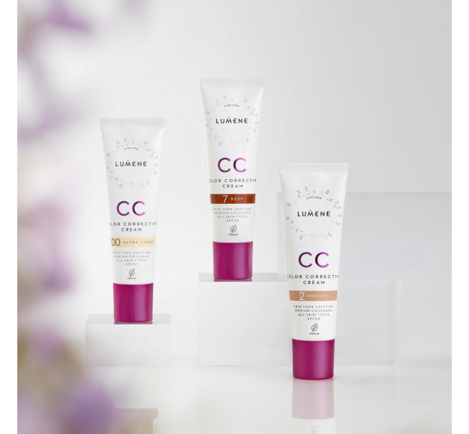 Зволожуючий СС-крем для обличчя Lumene CC Color Correcting Cream 30 мл SPF20