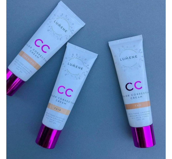 Зволожуючий СС-крем для обличчя Lumene CC Color Correcting Cream 30 мл SPF20