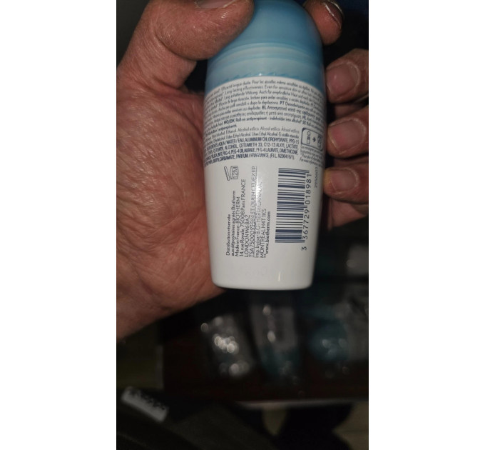 Жіночий роликовий дезодорант-антиперспірант для чутливої шкіри Biotherm Deo Pure Roll-On 75 мл