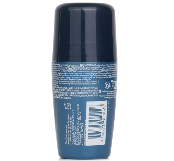 Чоловічий роликовий дезодорант-антиперспірант Biotherm Homme Day Control 48H Protection 75 мл