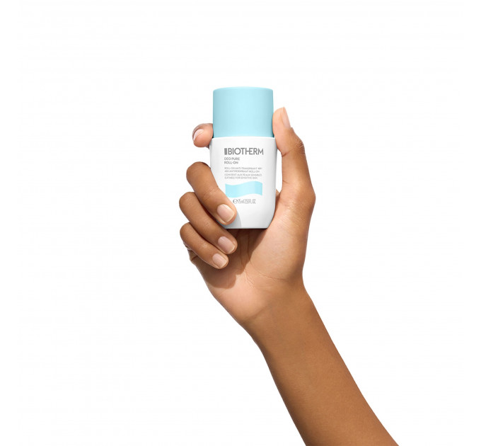 Жіночий роликовий дезодорант-антиперспірант для чутливої шкіри Biotherm Deo Pure Roll-On 75 мл