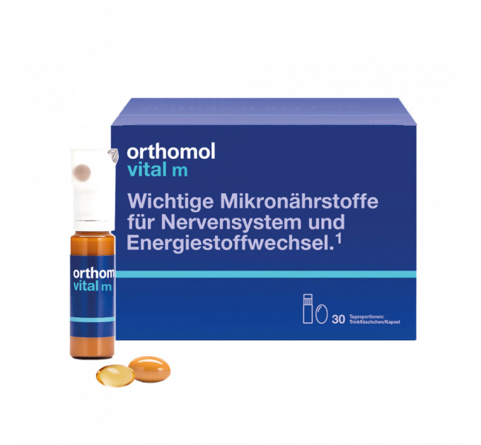 Вітаміни для чоловіків Orthomol Vital M капсули та таблетки 30 порцій