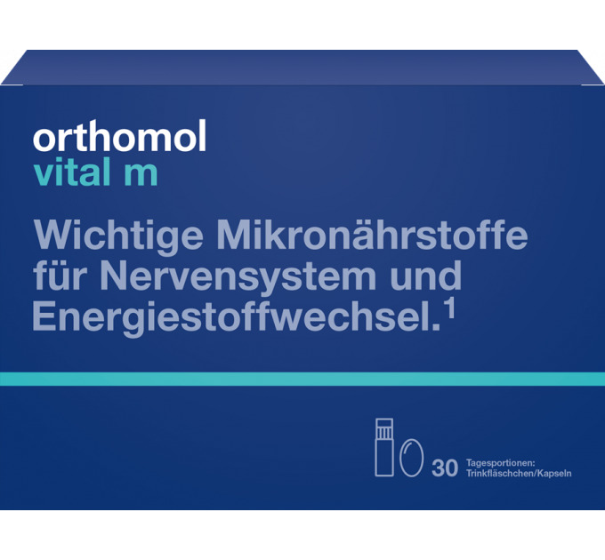 Вітаміни для чоловіків Orthomol Vital M капсули та таблетки 30 порцій