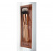 Профессиональная кисть для нанесения и растушевки тона ZOEVA 102 Silk Finish Rose Gold