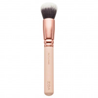 Профессиональная кисть для нанесения и растушевки тона ZOEVA 102 Silk Finish Rose Gold