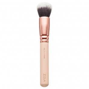 Професійний пензель для нанесення і розтушовки тону ZOEVA 102 Silk Finish Rose Gold