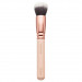 Профессиональная кисть для нанесения и растушевки тона ZOEVA 102 Silk Finish Rose Gold