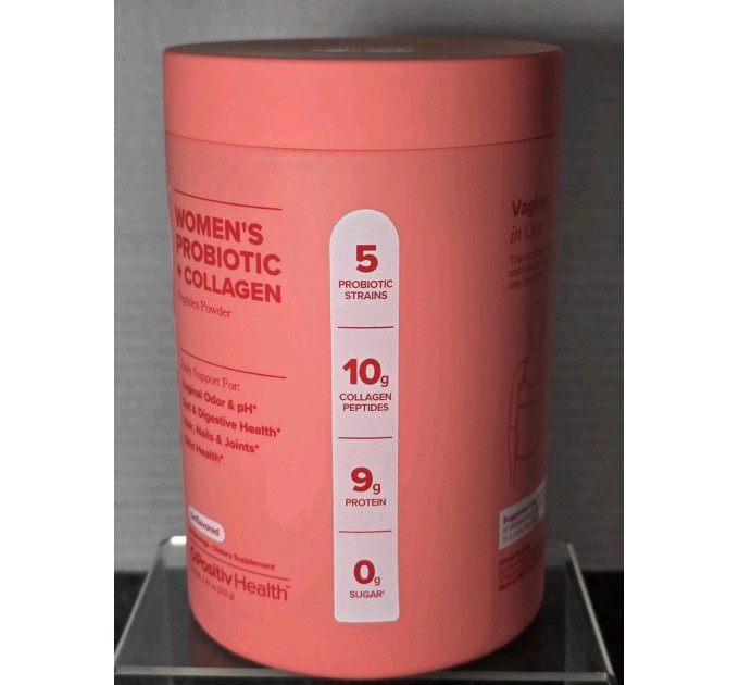 Пробіотики для жінок з пептидами колагену O Positiv URO Women’s Probiotic + Collagen Peptides Powder 212 г Made in USA