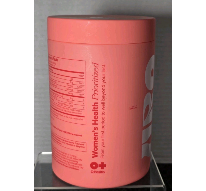 Пробіотики для жінок з пептидами колагену O Positiv URO Women’s Probiotic + Collagen Peptides Powder 212 г Made in USA