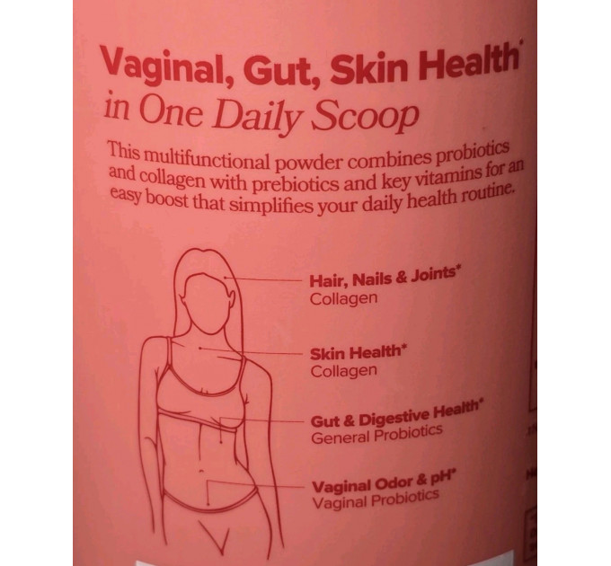 Пробіотики для жінок з пептидами колагену O Positiv URO Women’s Probiotic + Collagen Peptides Powder 212 г Made in USA