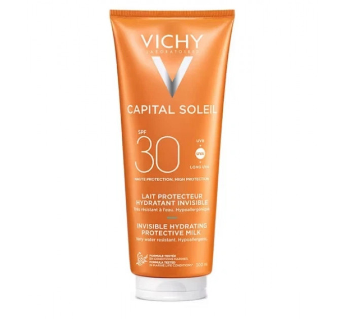 Сонцезахисне молочко для обличчя та тіла Vichy Capital Soleil SPF 30 флакон 300 мл