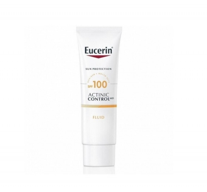 Сонцезахисний флюїд проти актиничного кератозу Eucerin Actinic Control MD SPF100 (80 мл)