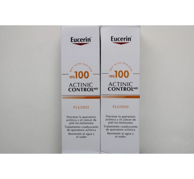 Сонцезахисний флюїд проти актиничного кератозу Eucerin Actinic Control MD SPF100 (80 мл)