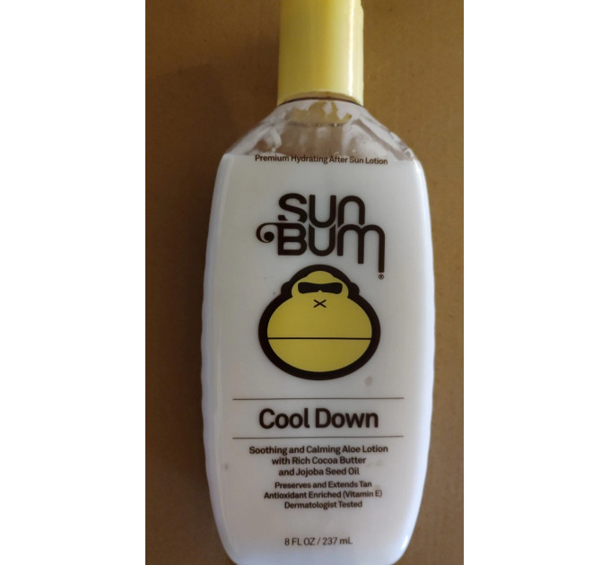 Охлаждающий лосьон для тела после загара Sun Bum Cool Down Soothing Lotion с алоє и маслом какао Made in USA 237 мл