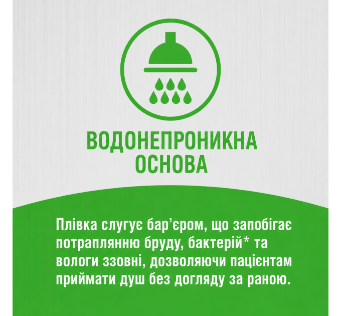 Медичний водонепроникний пластир Mepilex Border Flex 10 x 10 см для ран і травм шкіри