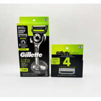 Бритва Gillette Labs Razor з відлущувальною смужкою + підставка + 5 картриджів