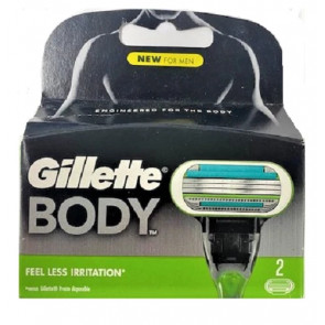 Змінні картриджі для гоління тіла Gillette Body набір 2 шт. Змінні картриджі для гоління тіла Gillette Body набір 2 шт.