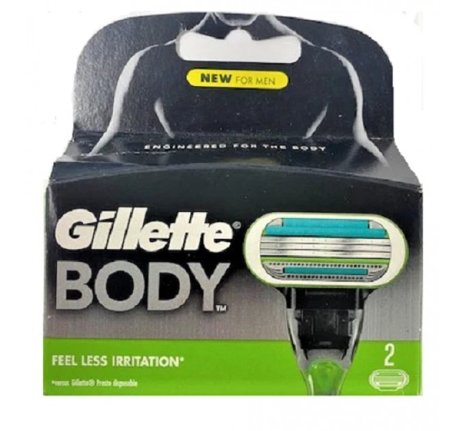 Змінні картриджі для гоління тіла Gillette Body набір 2 шт.