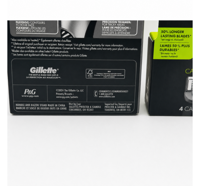 Бритва Gillette Labs Razor з відлущувальною смужкою + підставка + 5 картриджів