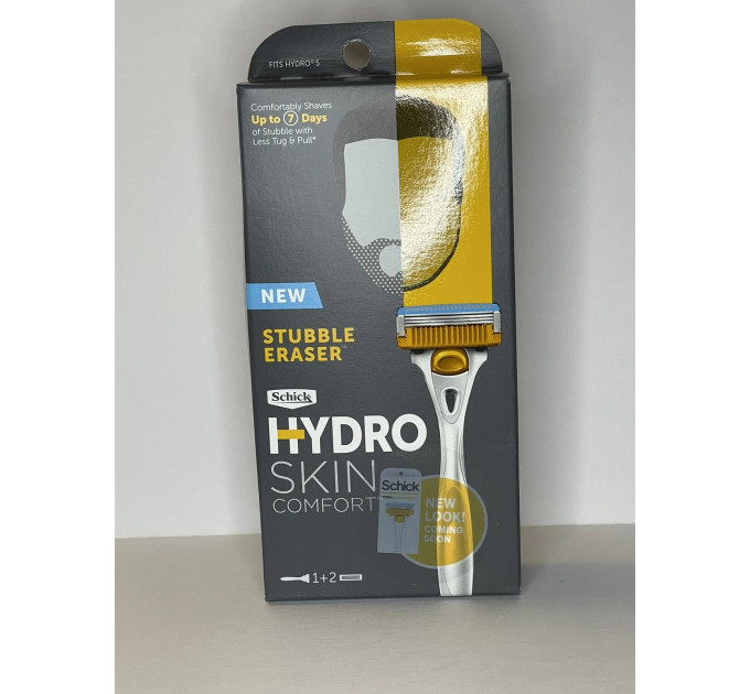 Бритва чоловіча Schick Hydro Skin Comfort Stubble Eraser (1 станок + 2 картриджі)