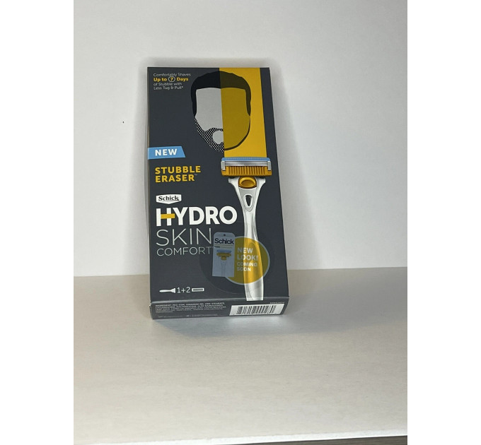 Бритва чоловіча Schick Hydro Skin Comfort Stubble Eraser (1 станок + 2 картриджі)
