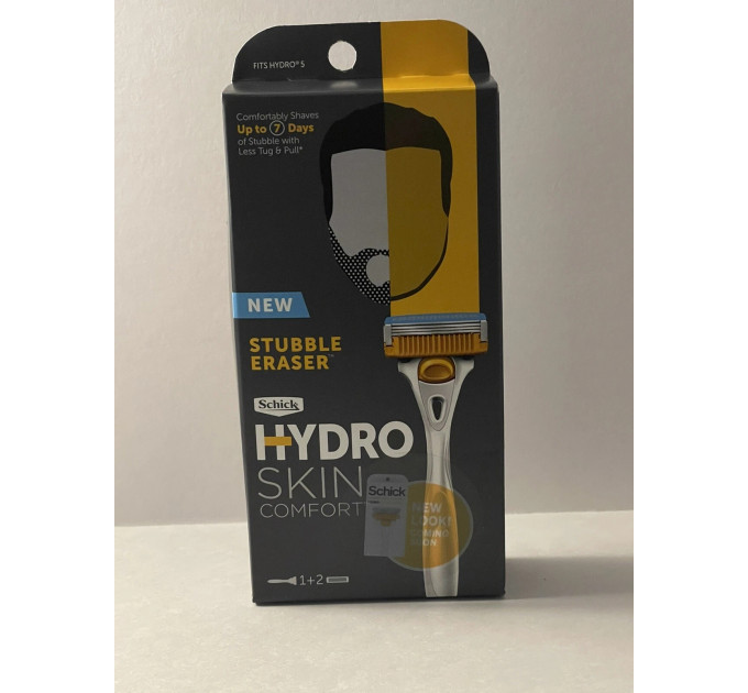 Бритва чоловіча Schick Hydro Skin Comfort Stubble Eraser (1 станок + 2 картриджі)