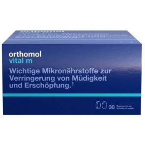 Вітаміни для чоловіків Orthomol Vital M капсули та таблетки 30 порцій
