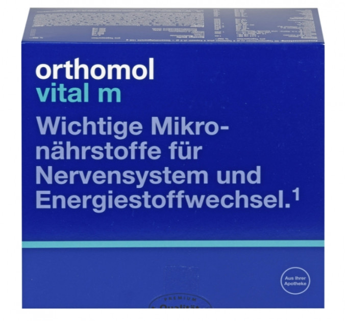 Вітаміни для чоловіків Orthomol Vital M капсули та таблетки 30 порцій