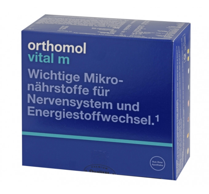 Вітаміни для чоловіків Orthomol Vital M капсули та таблетки 30 порцій