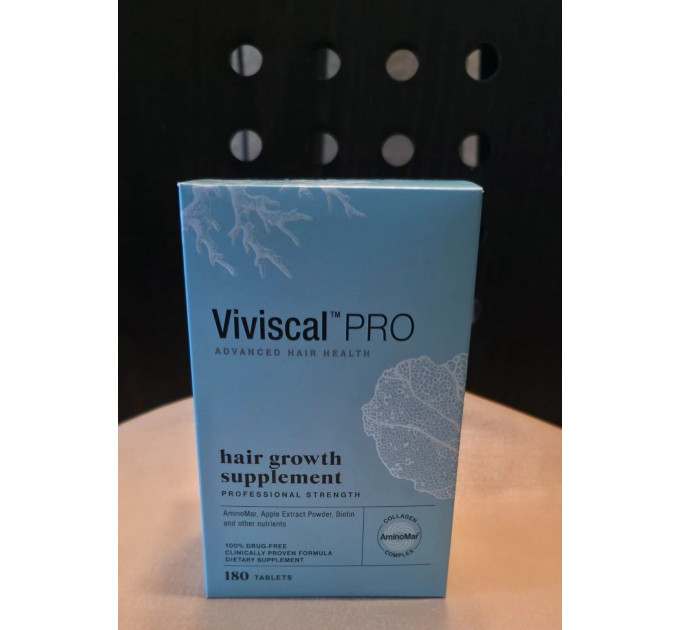 Дієтична добавка для росту волосся Viviscal Pro Advanced Hair Health для чоловіків і жінок 180 таблеток