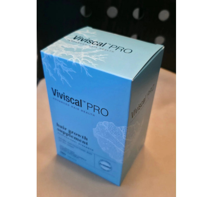 Дієтична добавка для росту волосся Viviscal Pro Advanced Hair Health для чоловіків і жінок 180 таблеток