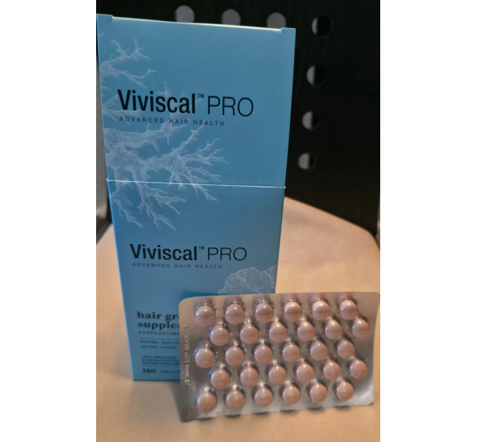 Дієтична добавка для росту волосся Viviscal Pro Advanced Hair Health для чоловіків і жінок 180 таблеток