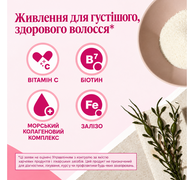 Жіночий комплекс для відновлення та стимулювання росту волосся Viviscal Hair Growth Supplement 180 таблеток курс на 3 місяці
