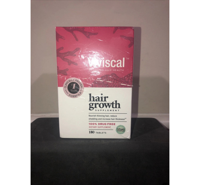 Жіночий комплекс для відновлення та стимулювання росту волосся Viviscal Hair Growth Supplement 180 таблеток курс на 3 місяці