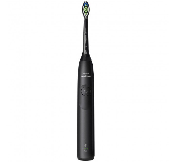 Акумуляторна звукова зубна щітка Philips Sonicare Series 5300 HX7101/01 чорна з насадкою та зарядною станцією