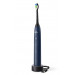Акумуляторна звукова зубна щітка Philips Sonicare Series 5500 HX7113/01 темно-синя з дорожнім чохлом і насадкою