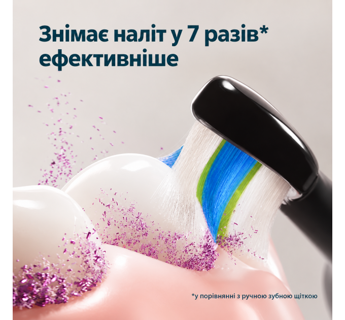 Акумуляторна звукова зубна щітка Philips Sonicare Series 5500 HX7113/01 темно-синя з дорожнім чохлом і насадкою