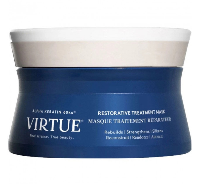 Лікувальна відновлююча маска для волосся з кератином Virtue Correct Restorative Treatment Mask 150 мл