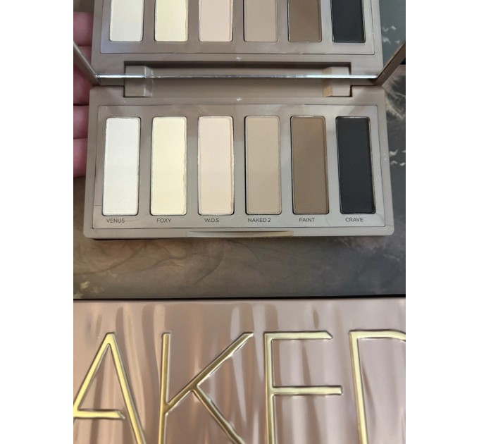 Набор палеток теней для век Urban Decay Naked Vault 6 шт (Naked/Naked 2/Naked 3/Naked Smoky/Naked Basics/Naked2 Basics) всего 60 оттенков