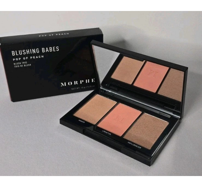 Morphe Blushing Babes Pop Of Peach Палітра румян