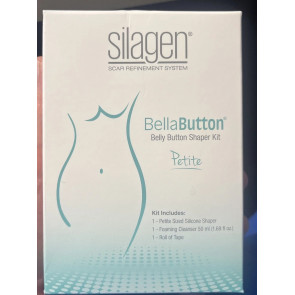 Післяопераційний силіконовий формувач пупка Silagen BellaButton Petite (2 пупкових вкладиші + 2 пінки для догляду по 50 мл + 2 рулони фіксуючої стрічки)