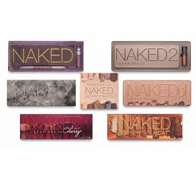 Подарунковий набір 7 палеток тіней Urban Decay Naked Vault (84 відтінки)