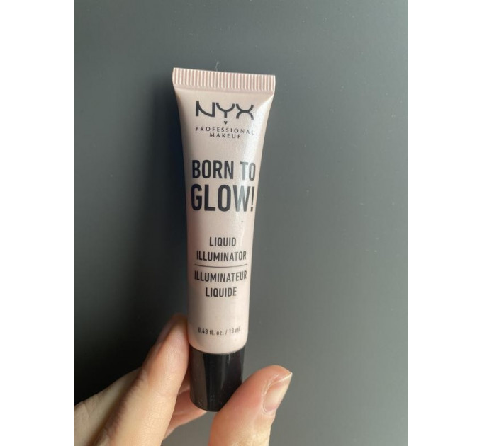 Кремовий хайлайтер NYX Cosmetics Born To Glow Liquid Illuminator 13 мл відтінок Sunbeam LI01