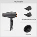 Фен для волосся BaByliss Italian Air Pro 6719DE з дифузором та іонізацією 2200 Вт чорний