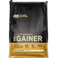 Високобілковий гейнер для набору ваги Optimum Nutrition Gold Standard Pro Gainer ванільний заварний крем (порошок 4.6 кг)