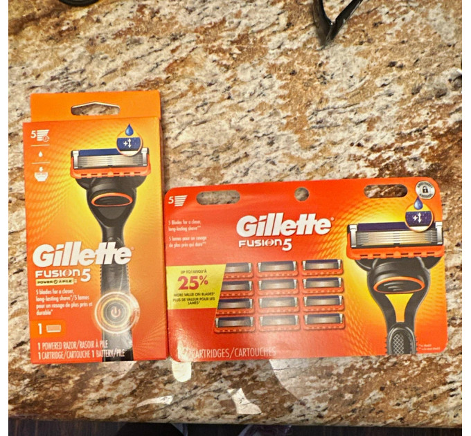 Бритва Gillette Fusion5 Power з вібрацією + 13 картриджів