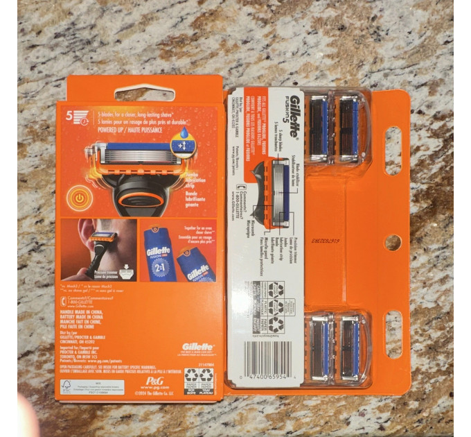 Бритва Gillette Fusion5 Power з вібрацією + 13 картриджів