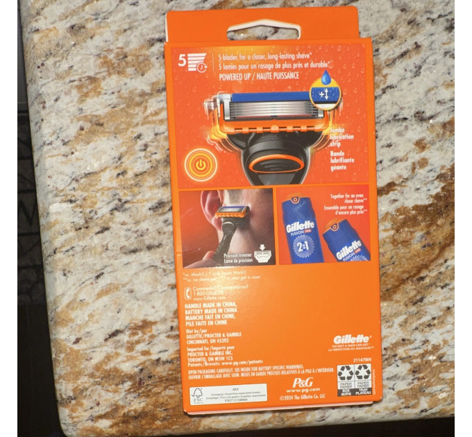 Бритва Gillette Fusion5 Power з вібрацією + 13 картриджів