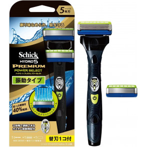Бритва чоловіча Schick Hydro 5 Premium Power Select (1 бритва з картриджем і 1 батарейка)